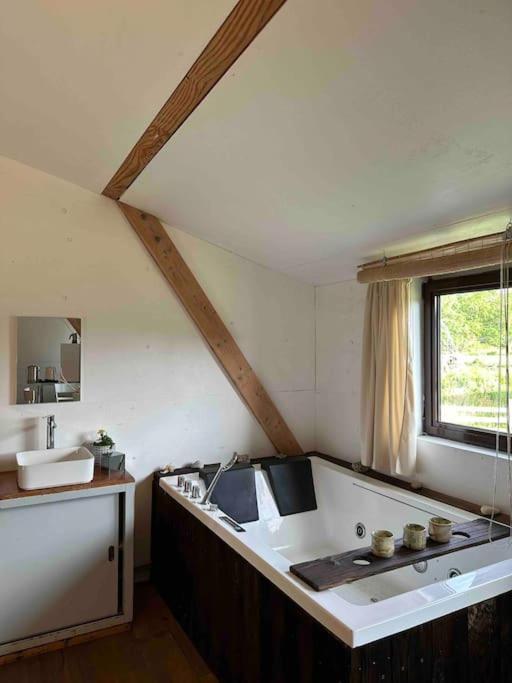 Cosy Cabane Boise Solaire, Balneo Bath Et Toilette Seche A La Ferme Mimizan Extérieur photo