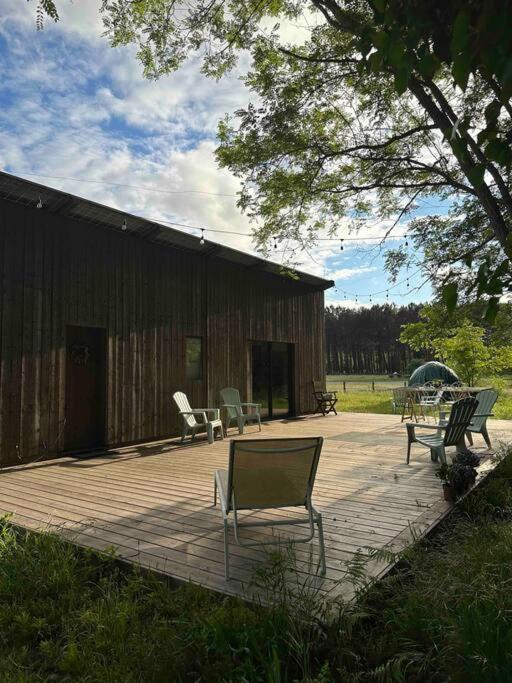 Cosy Cabane Boise Solaire, Balneo Bath Et Toilette Seche A La Ferme Mimizan Extérieur photo